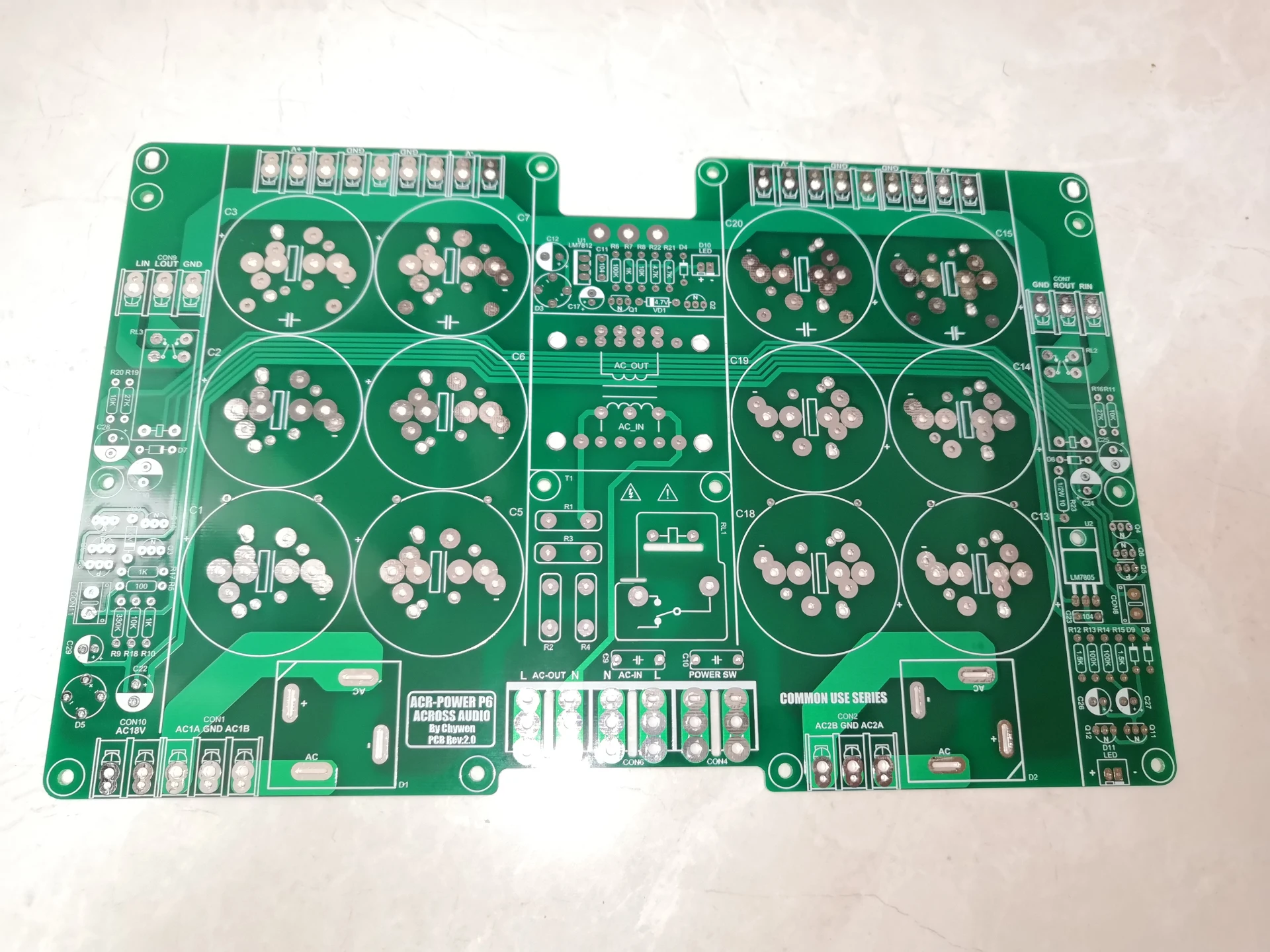 

Speaker protection soft start filter power amplifier board dual channel independent PCB board for Bystone 28B