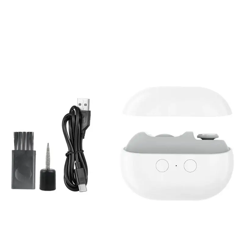 

【ПРОДАЖ БЫСТРО 】Автоматический маникюрный инструмент 2-в-1 USB аккумуляторная электрическая машинка для стрижки и полировки ногтей со светодиодной подсветкой для взрослых и детей