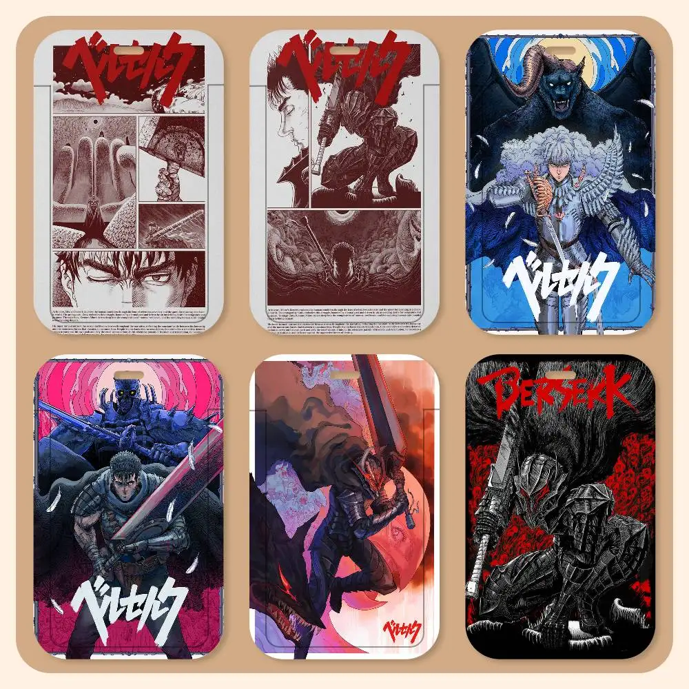 Porte-cartes de cou Berserk Anime Japonais, Porte-cartes d'identité pour étudiants, Accessoires de contrôle d'accès, Cadeaux