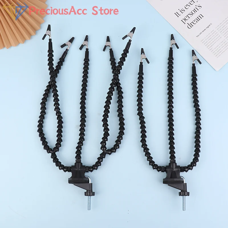 PCB Holder Flexible Arm Soldering Tool Multi Soldering Helping Third Hand Tool Table Clip Soldering Stand Welding