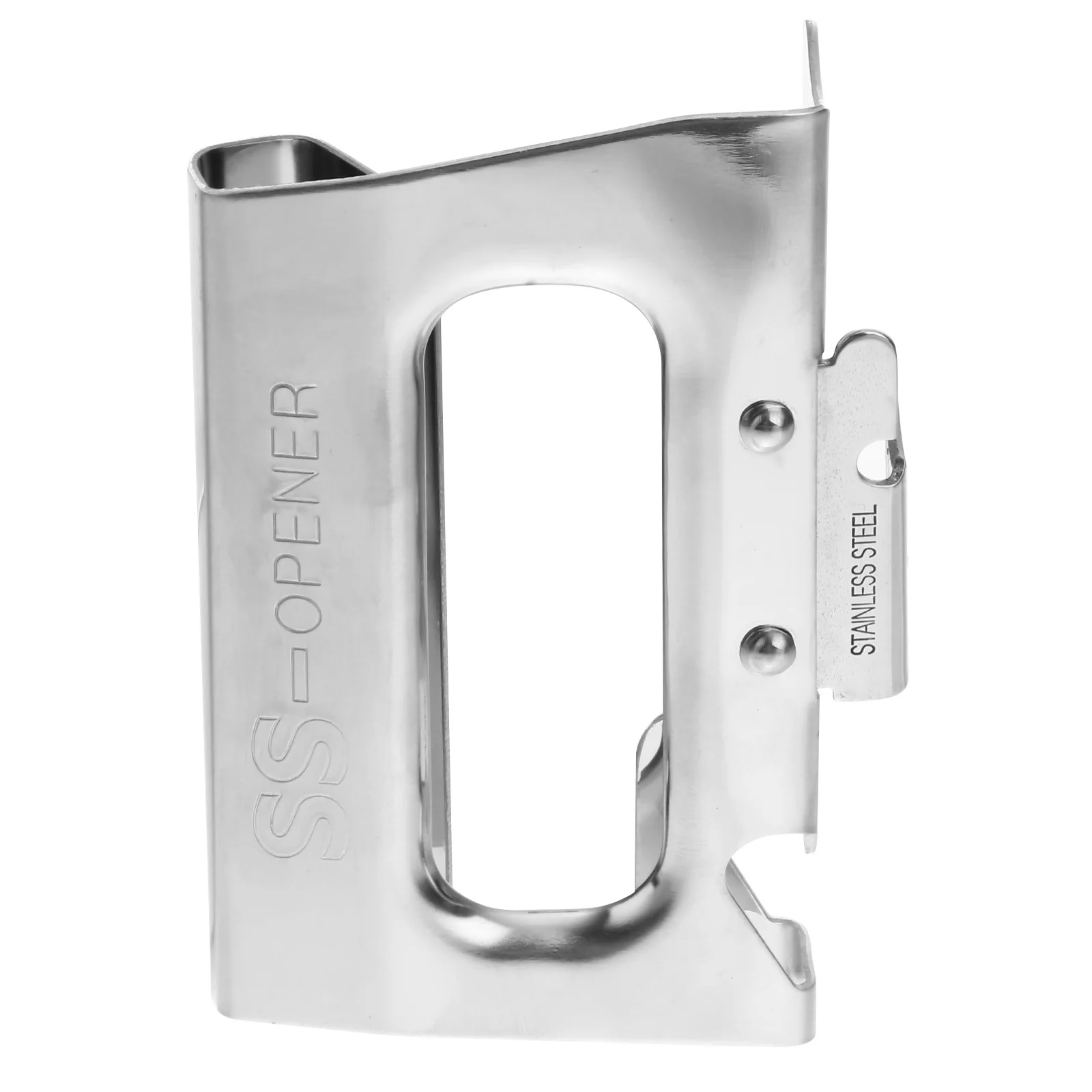 

1pc Stainless Steel Can Multi Purpose Bottle Opener Rustproof Metal Tin Opener Portable Outdoor Camping Hiking Party Use Easy