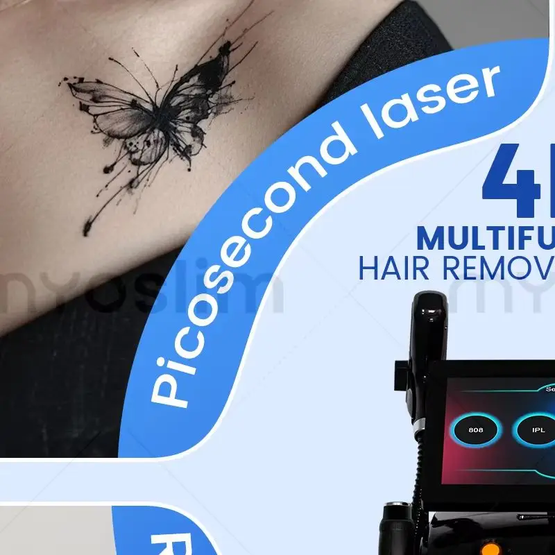 

Аппарат для удаления волос 4-в-1: 4000 Вт, пикосекундный IPL, RF, диодный лазер 808 нм, александритовый лазер, фотоомоложение, удаление татуировок, подтяжка кожи, коррекция бровей