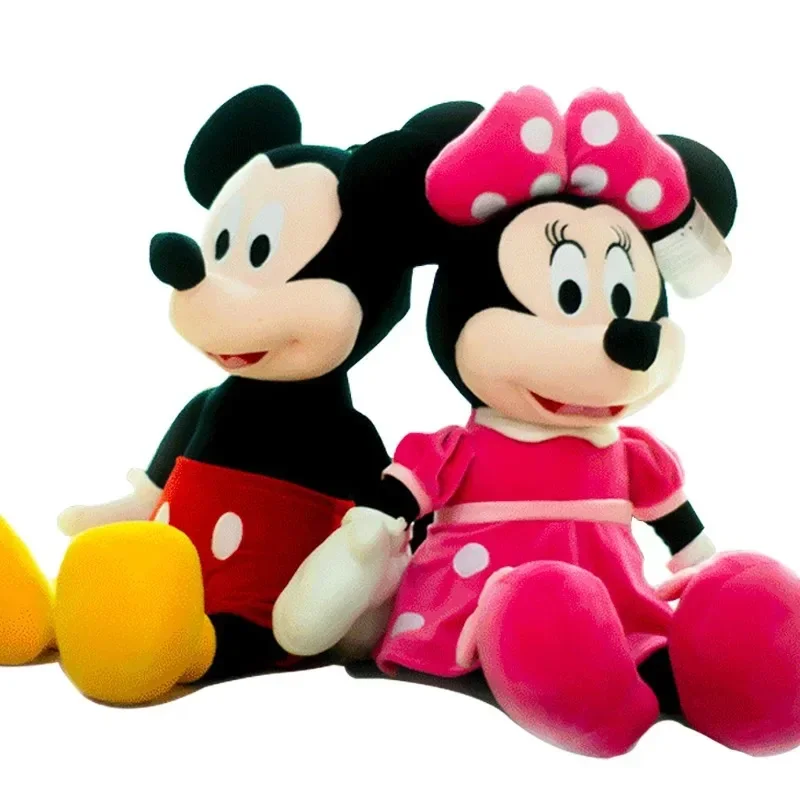 20CM Disney Plush Mickey Mouse Minnie Plush Toy Cartoon Anime Minnie Mouse Stuffed Doll Toys Birthday Christmas Gift for Kids