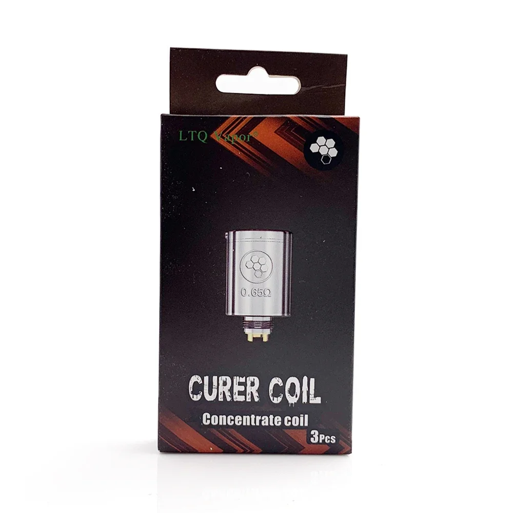 3 ชิ้น/แพ็ค LTQ Vapor Curer Coils ขี้ผึ้งควอตซ์เซรามิคน้ํามันสมุนไพรเปลี่ยนหัวม้วน E-cigs Core สําหรับ Curer สมุนไพร Vaporizer Kit