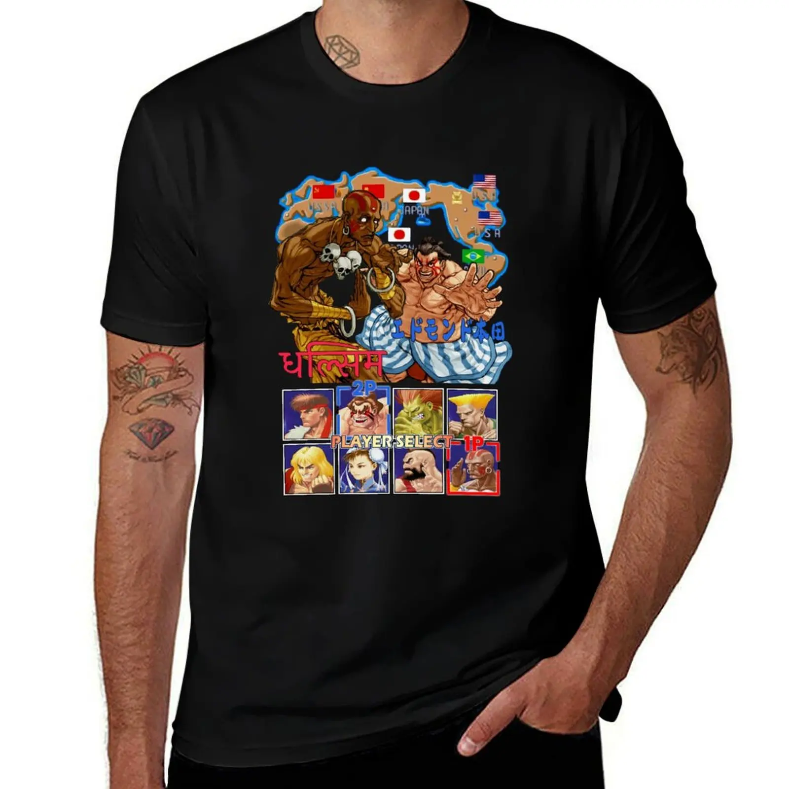 

Tribute to Street Fighter T-Shirt printed t shirts for man t shirts for man cotton soft