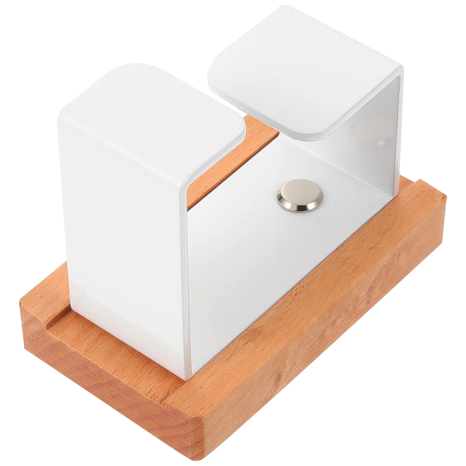 

Solid Wood Hook Wall Mount Bathroom Hanging Basin Towel Aluminum White Space Saving Practical Decorative Storage