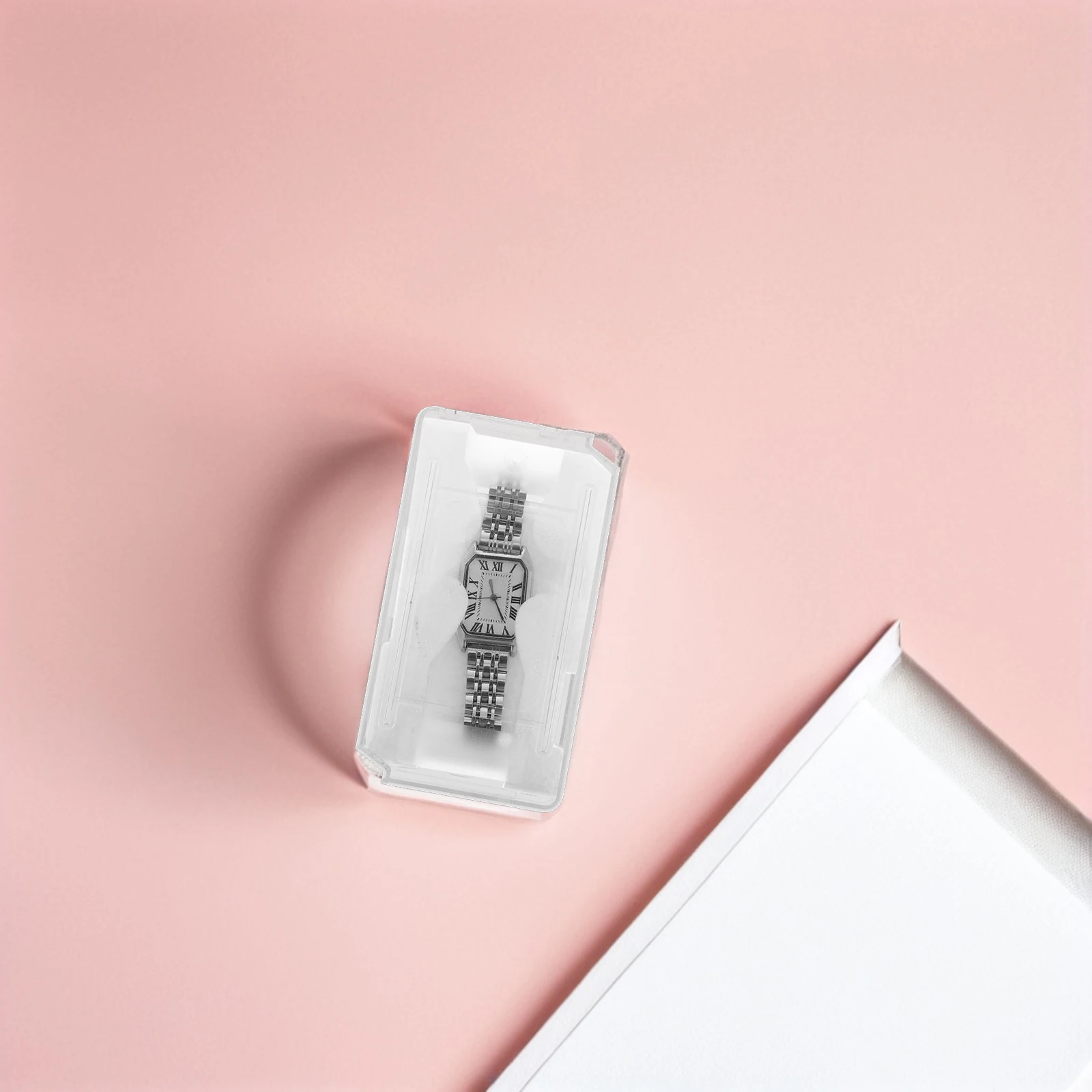 Transparent Box Storage Case Inner Holder for Watch Gift Packaging Display Suitable for Long Term Use