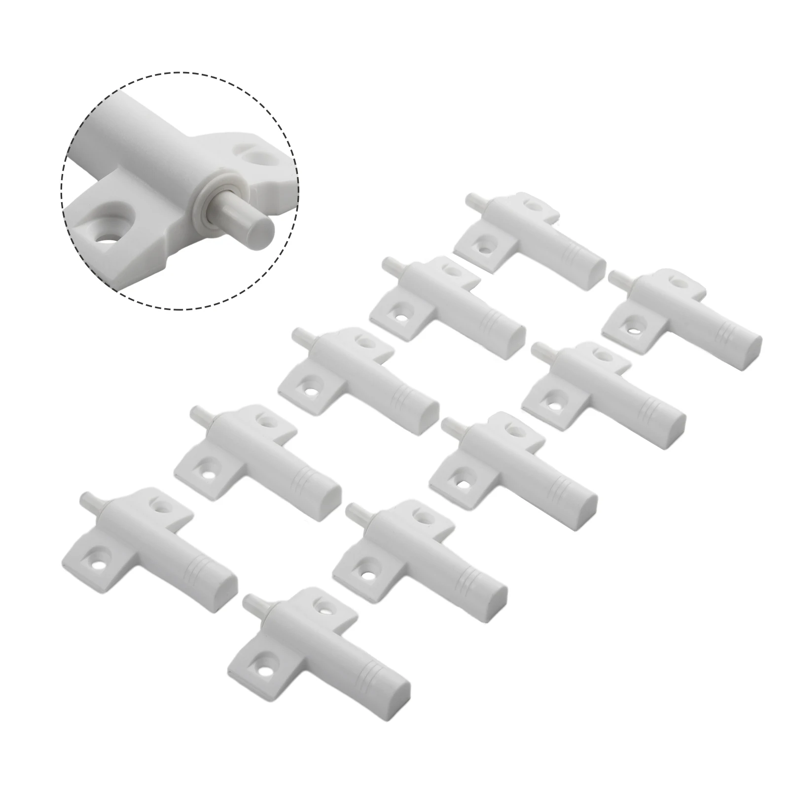 10pcs/set Damper Buffer Soft Quiet Close Kitchen Cabinet Door Stop Drawer Buffers Furniture Hardware Accessories