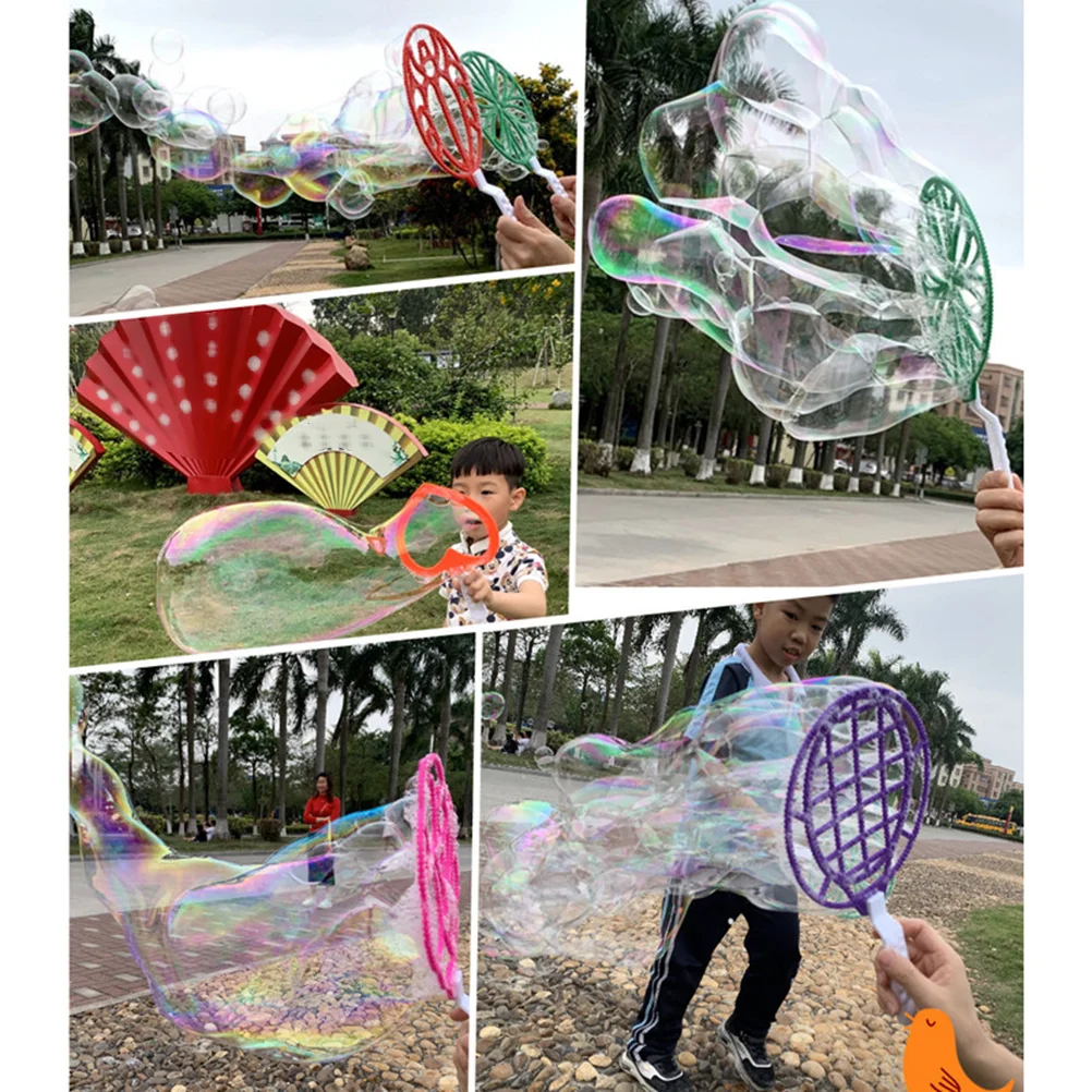 Children Outdoor Blowing Bubble Blower Jumbo Giant Bubble Set Creative Large Bubble Ring Toys Bubble Maker Toys Bubble Wand for