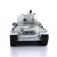 1/16 HENG LONG 7.0 T34-85 FPV Army RC Tank 3909 360° Turret Metal Track Barrel Recoil Smoker Speaker BB Pellet Infrared TH17779