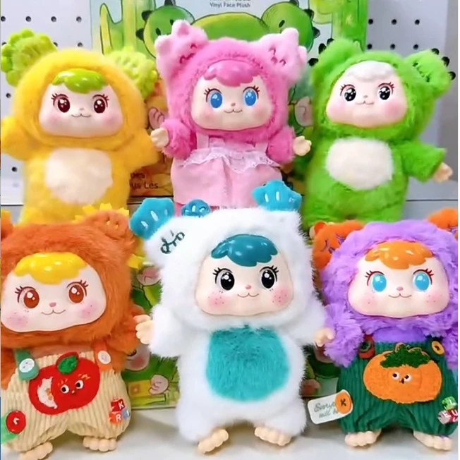 

AJIOO Plant Sprites Series Blind Box Cute Plush Vinyl Handmade Model Kawaii Cartoon Figures Desk Decorations Pendant Toys Gift