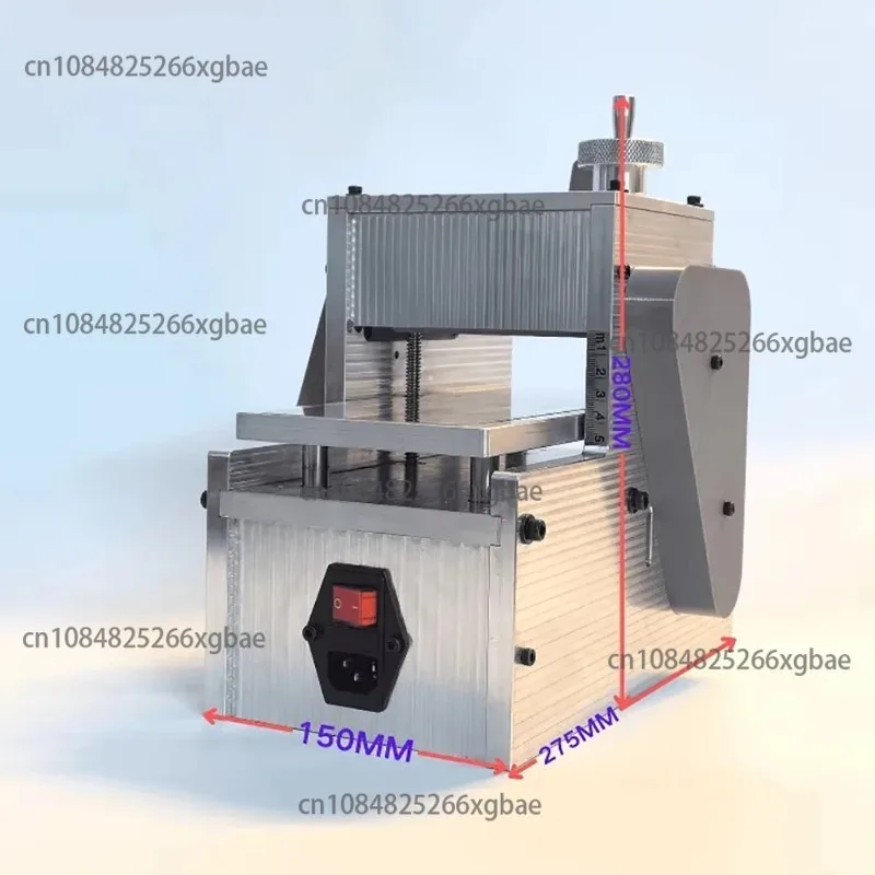 AC 220V 100mm Woodworking Thickness Planer - Desktop Planer With Spiral Cutterhead & Dust Collection Port