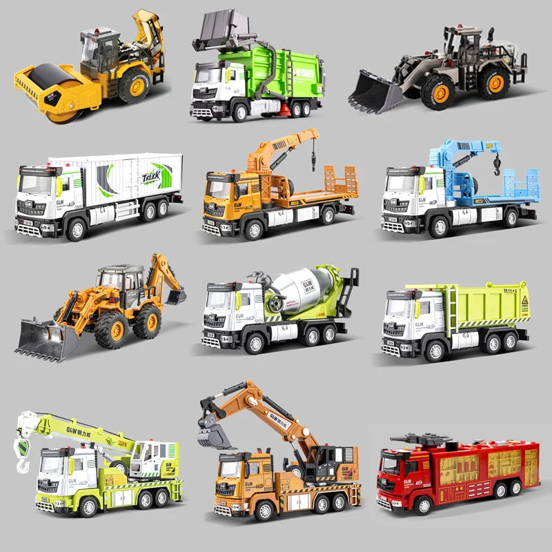 

Large Rescue Sanitation Transportation Engineering Vehicle Series,Inertial Sound And Light Simulation Movable, Children's Toys