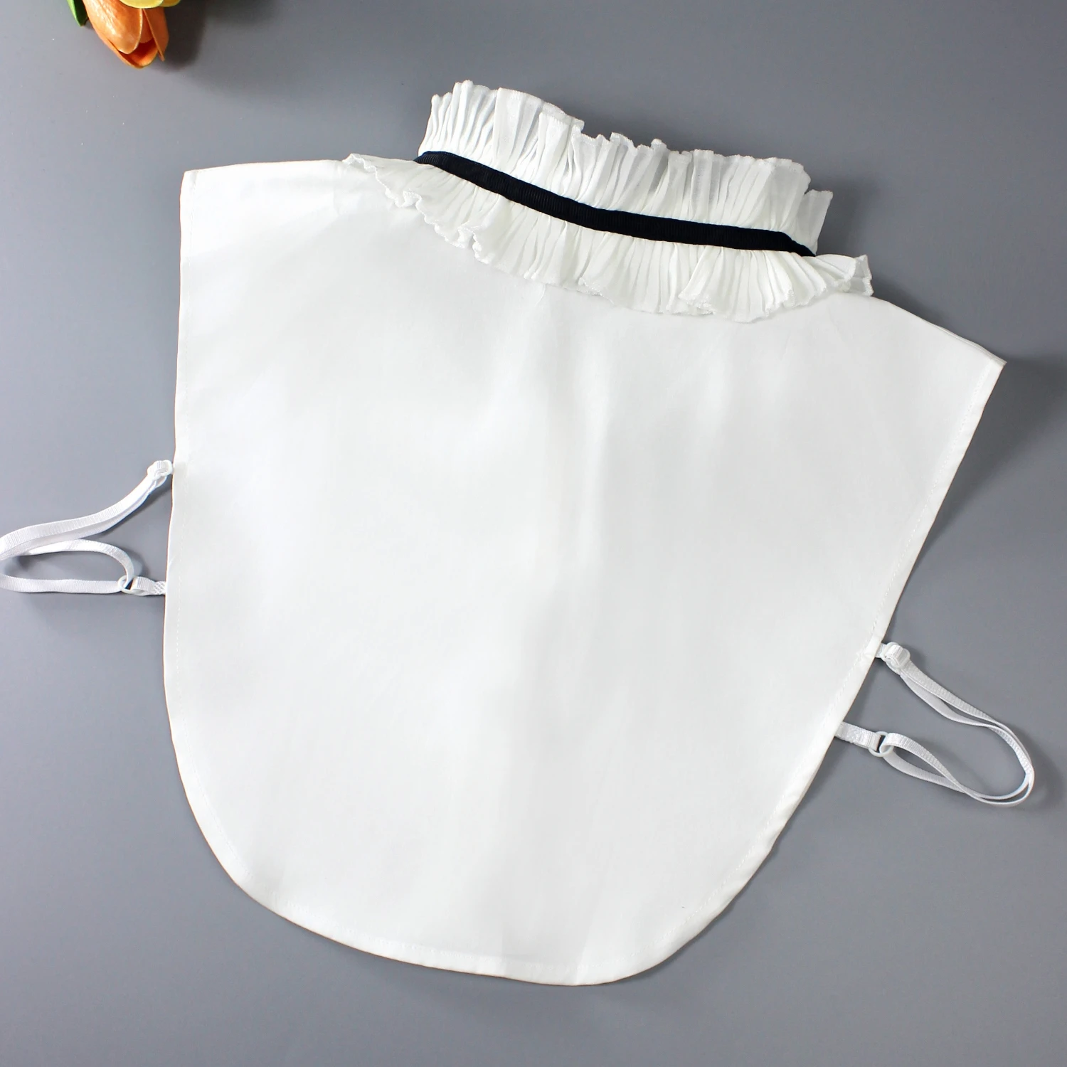 Женская рубашка-бабочка в стиле Ренессанс, кружевная плиссированная рубашка-бабочка с воротником-стойкой, аксессуар на весну, лето, осень,