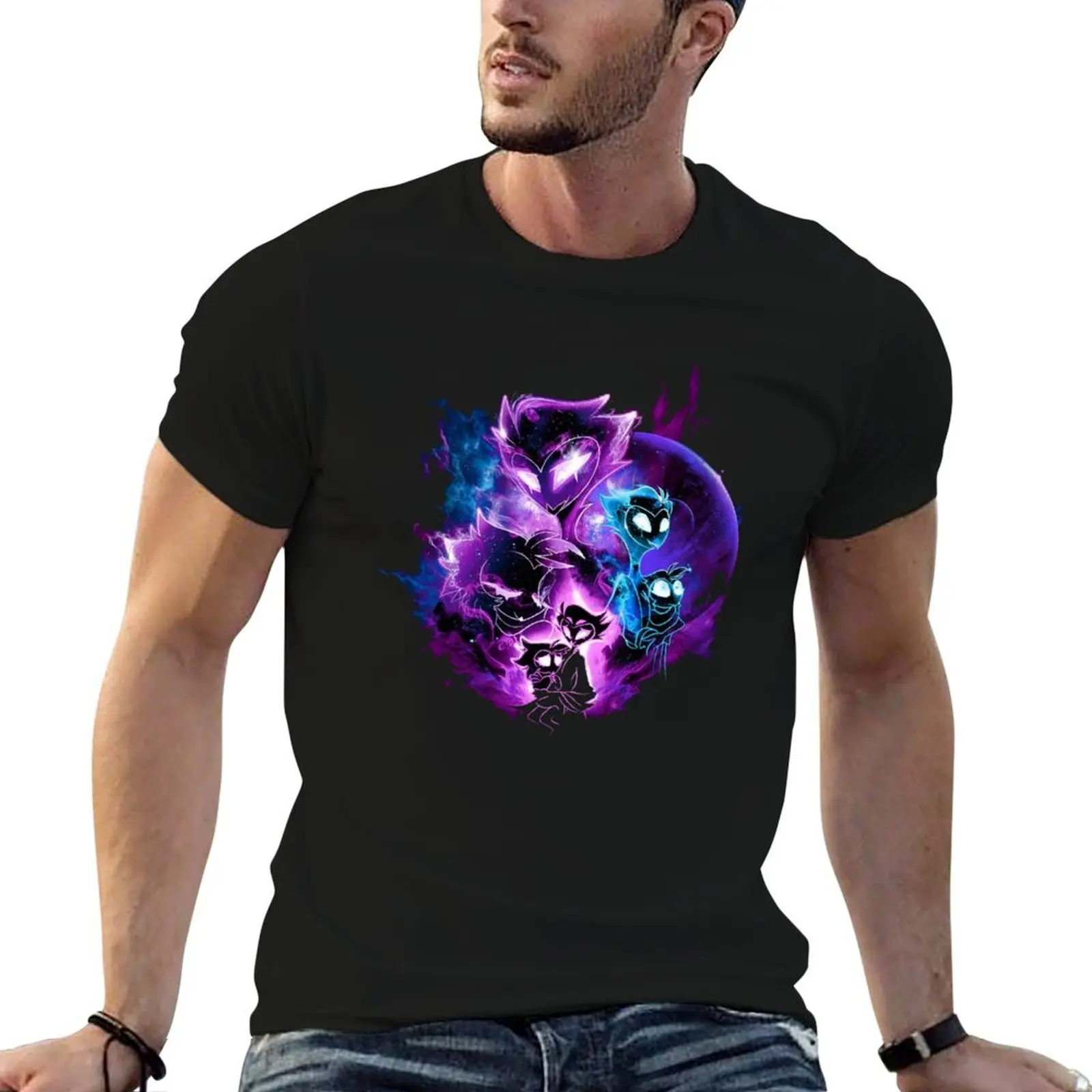 Helluva Boss Stolas T-Shirt Simple Graphic Design T-Shirt