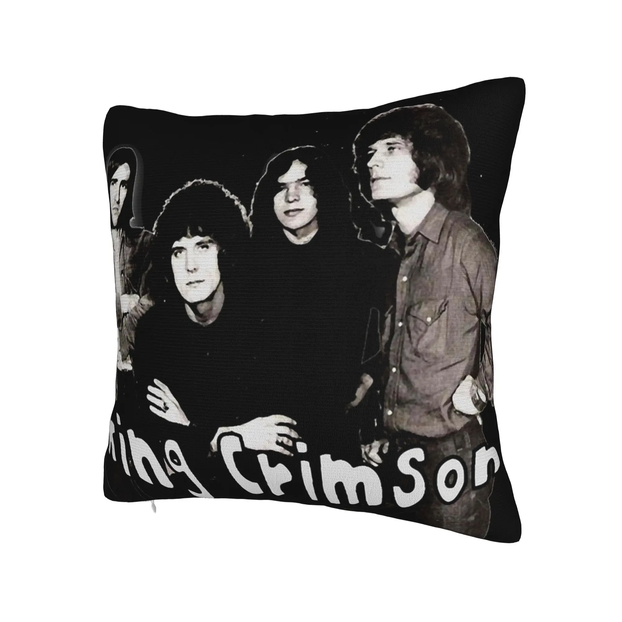 King Crimson Rock Band Pillow Cover Merchandise Soft Cushion Cover Decorations  Pillow Case Cover Home Multi Size