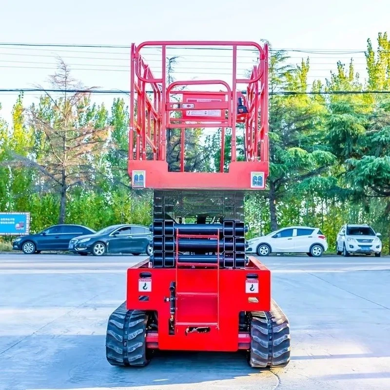 CE Approval Lifting Platform 8m 10m 15m Mobile Hydraulic Trailer Electric Scissor  Lift Self-propelled Scaffolding Lift Platform