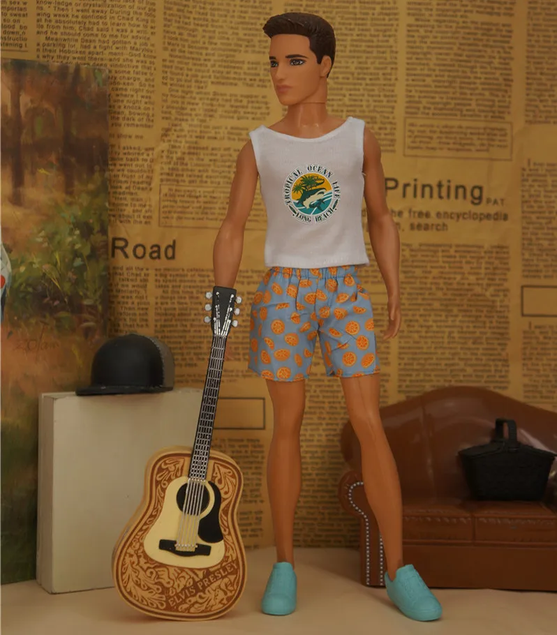 30CM Anime Doll Male KEN Doll Clothes Fashion Causal Suit Clothes 1/6 BJD  Accessories DIY Toys Gifts Reborn Kawaii Housedoll