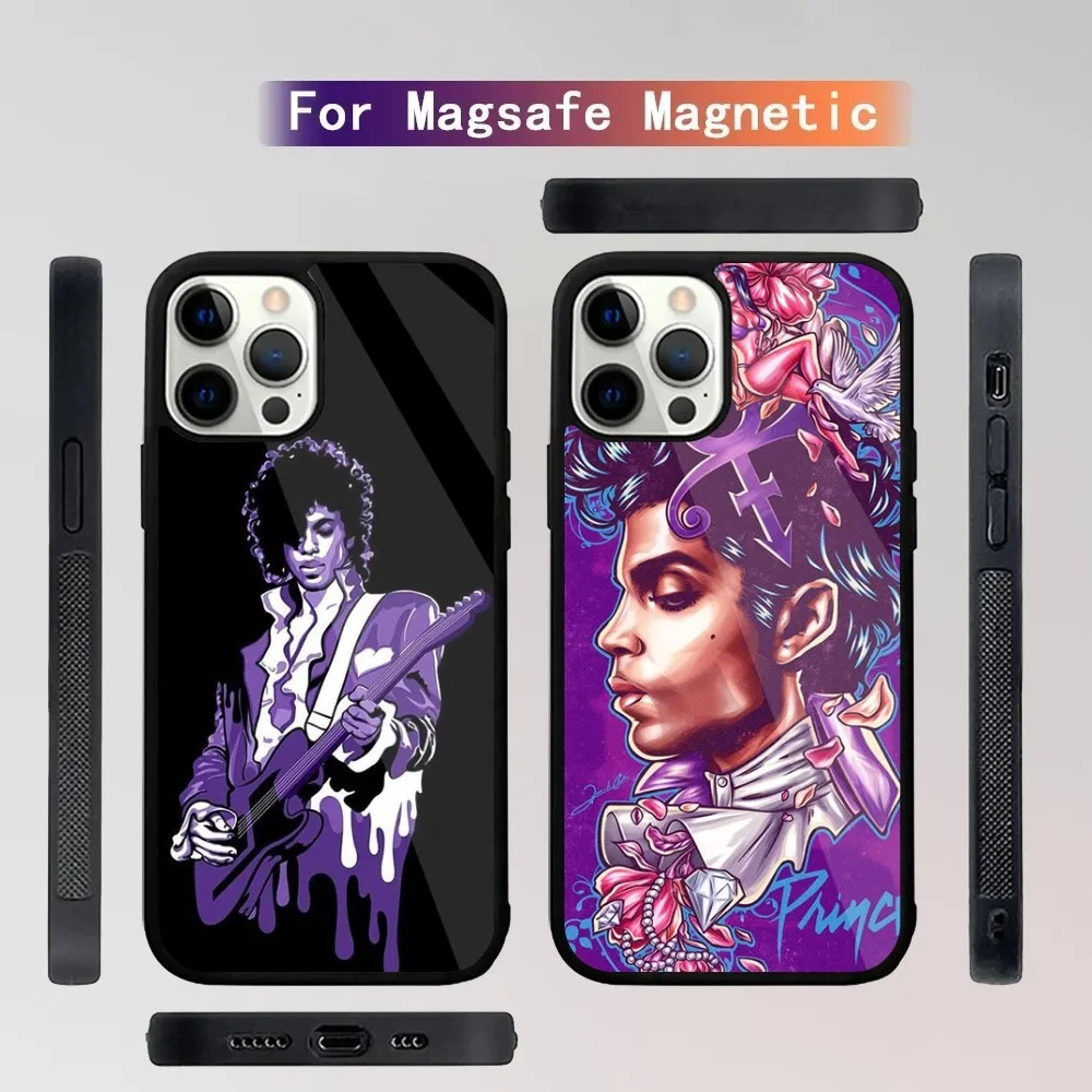 Prince Rogers Nelson Phone Case For iPhone 15,14,13,12,11,Plus,Pro,Max Mini Magsafe Magnetic Wireless Charging