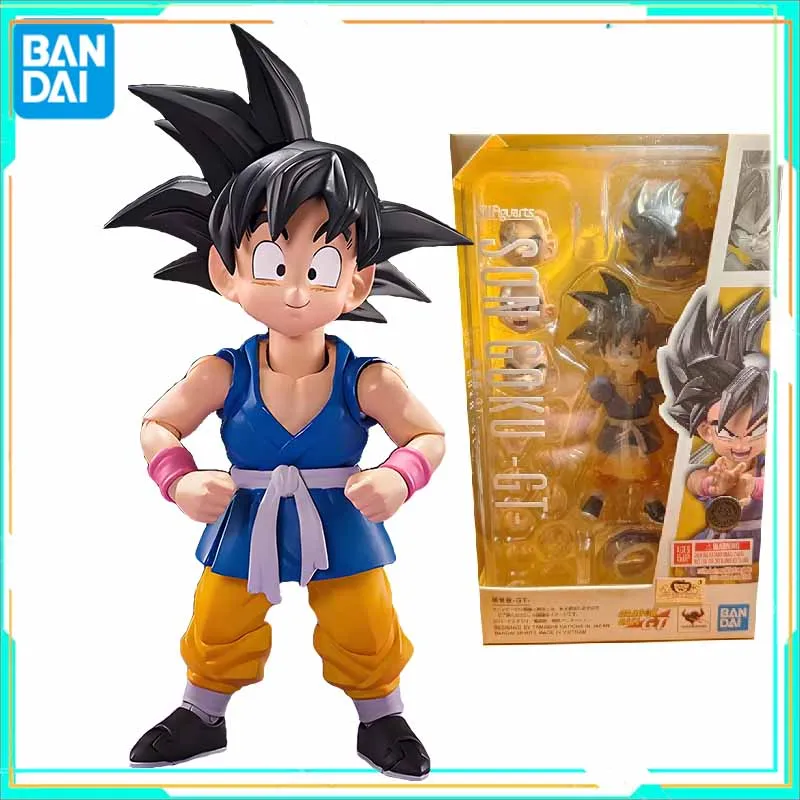 100% Original In Stock Bandai box Dragon Ball S.H.Figuarts The Monkey King Anime Action A gift for a child