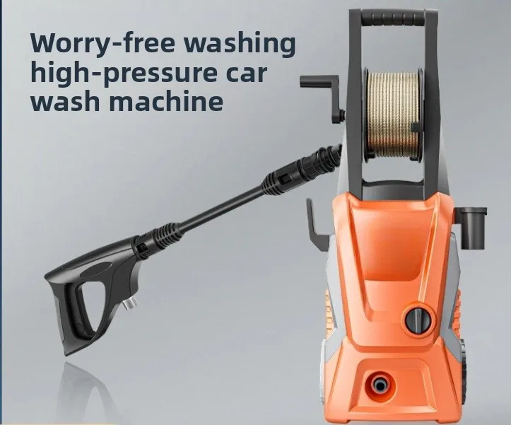 Latest Multi-purpose AC Vehicle Cleansing Equipment, Portable High-performance Pressure Washing Spray Gun for Home Use