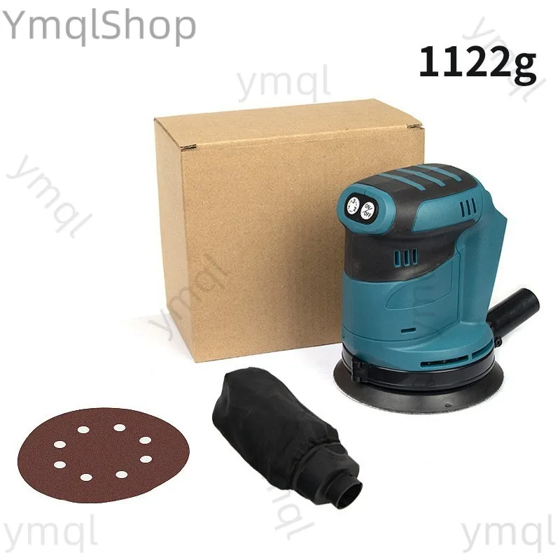 125mm Cordless Round Sander, 3-Speed Electric Woodworking Polisher