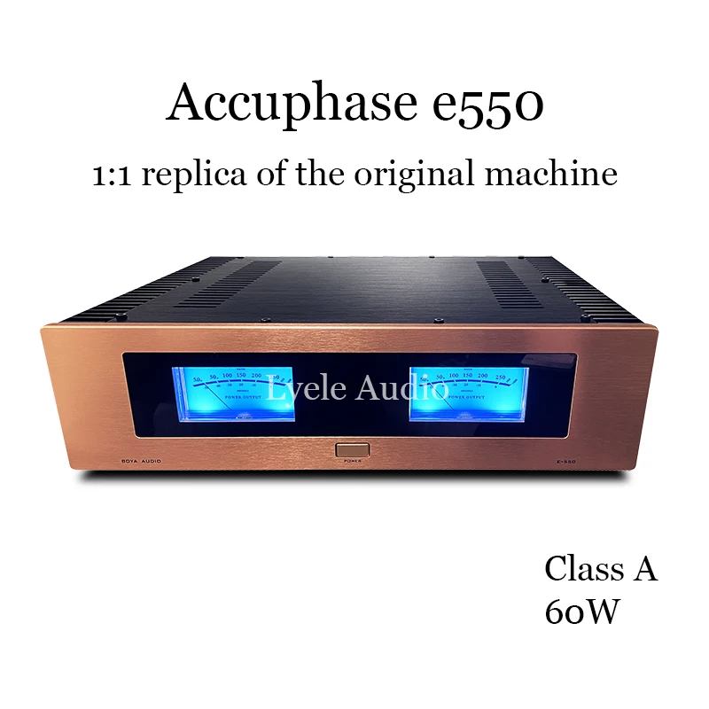 

Усилитель мощности Accuphase E550, 60 Вт, HIFI, домашний усилитель звука класса A, 1:1, копия оригинальной машины 2SC5200 2SA1943