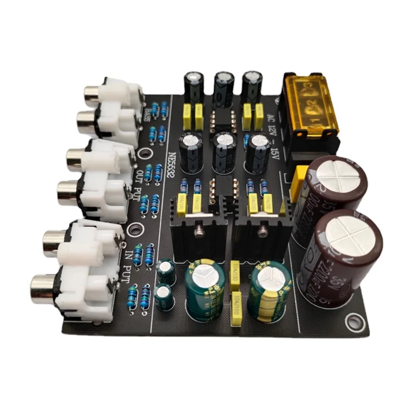ABSQ-Two Way Lotus อินเทอร์เฟซลําโพงเสียงความถี่ Divider Filter Dual Op Amp NE5532 ลําโพงซับวูฟเฟอร์