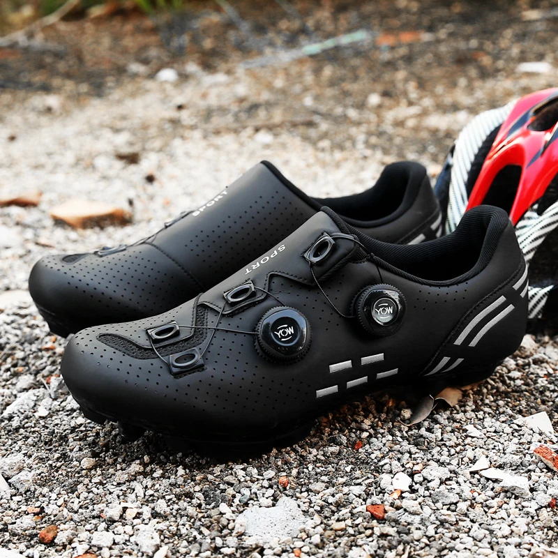 Hochwertige Fahrradschuhe Herren SPD selbstsichernde Rennrad-Sportschuhe Damen MTB Mountain rutschfeste Fahrradschuhe 36-47 – Detail 17