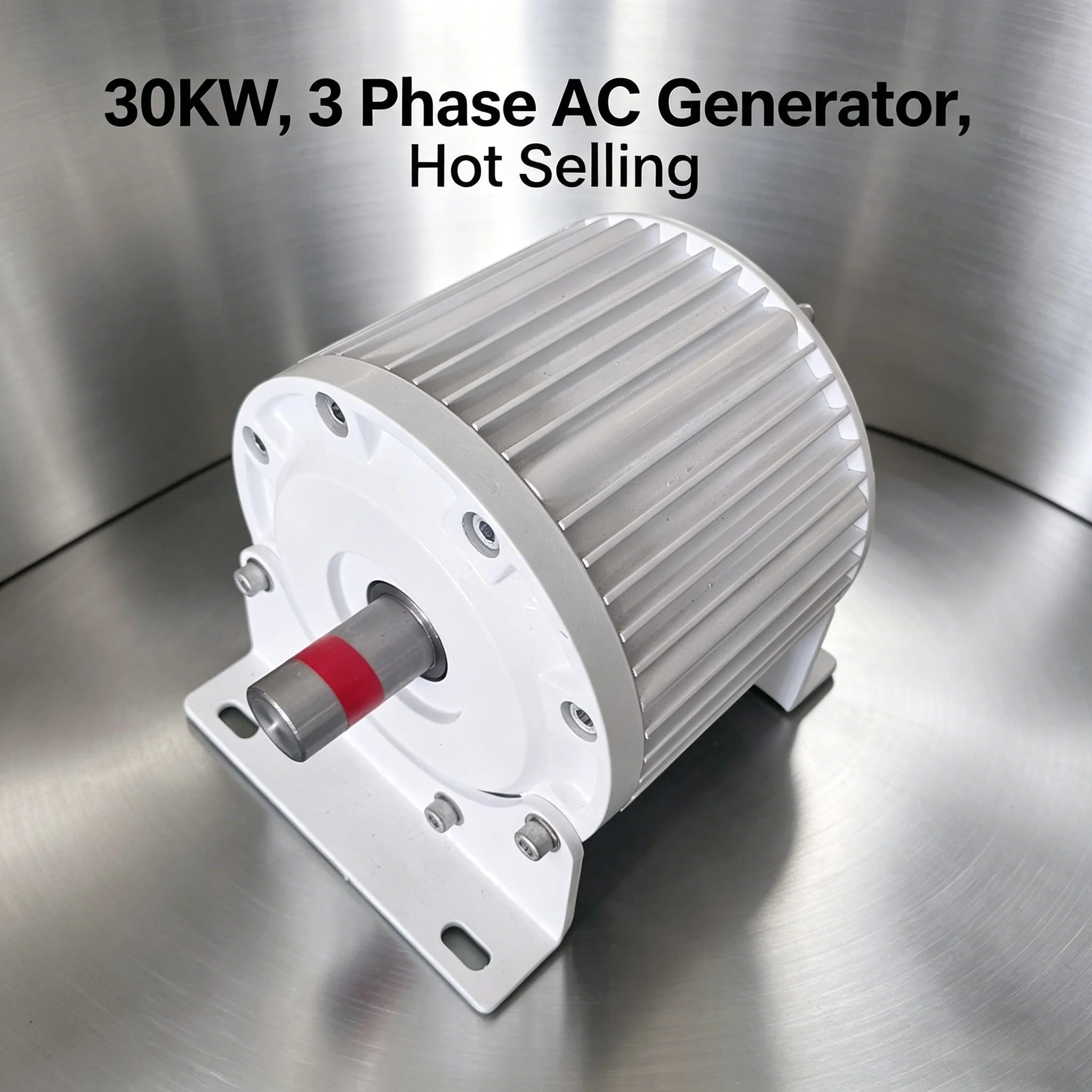

30KW 220V 3 Phase Permanent Magnet Generator High Torque Low RPM PMG Alternator for Wind Turbine Hydropower DIY Renewable Energy