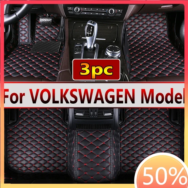 Car Floor Mats For VOLKSWAGEN e-Golf CC Passat B5 B6 B7/B8 SE estate Variant Touran L allspace Phaeton Car Accessories 2022 2023