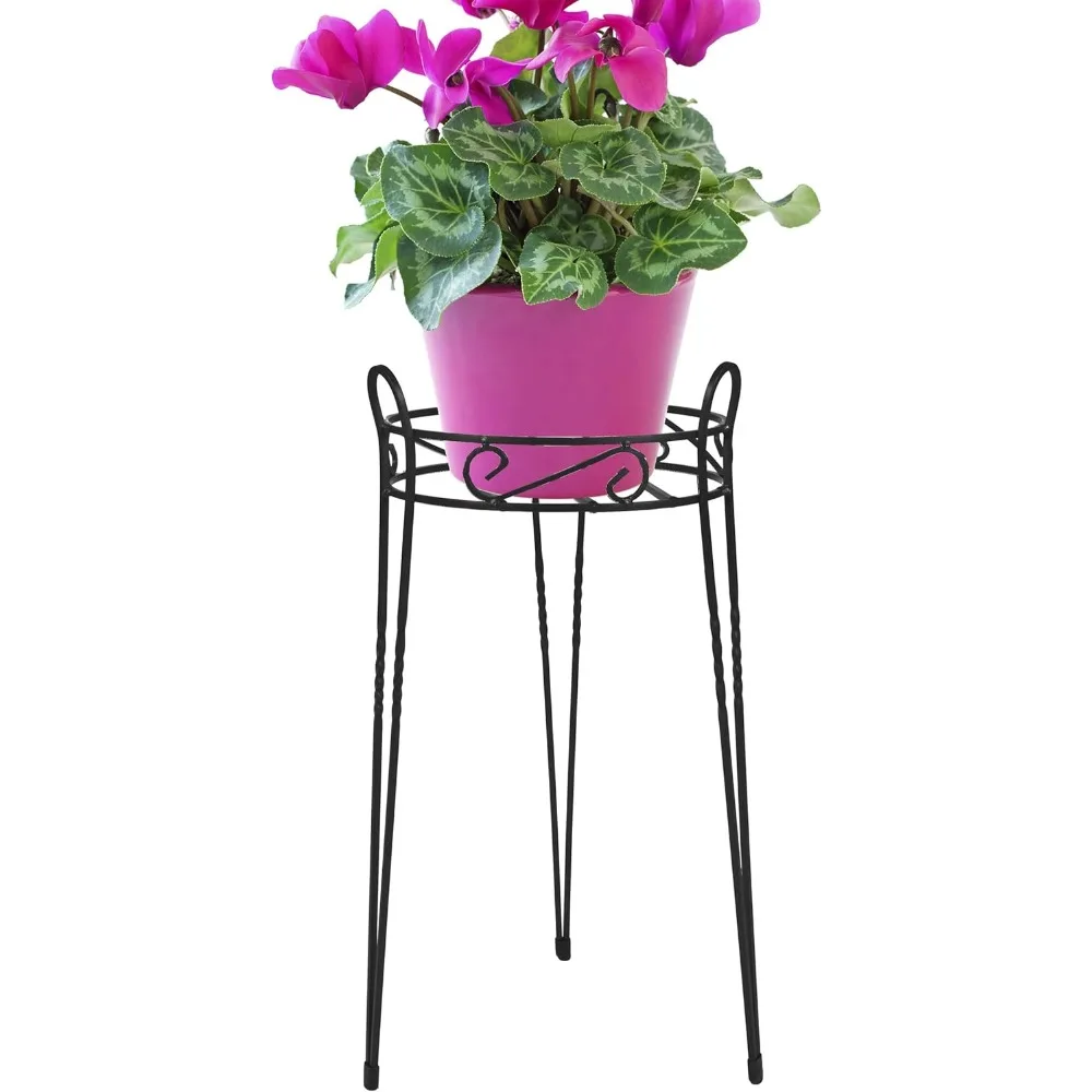 

Canterbury 21-Inch Black Scroll Top Plant Stand SCBPS1021-B