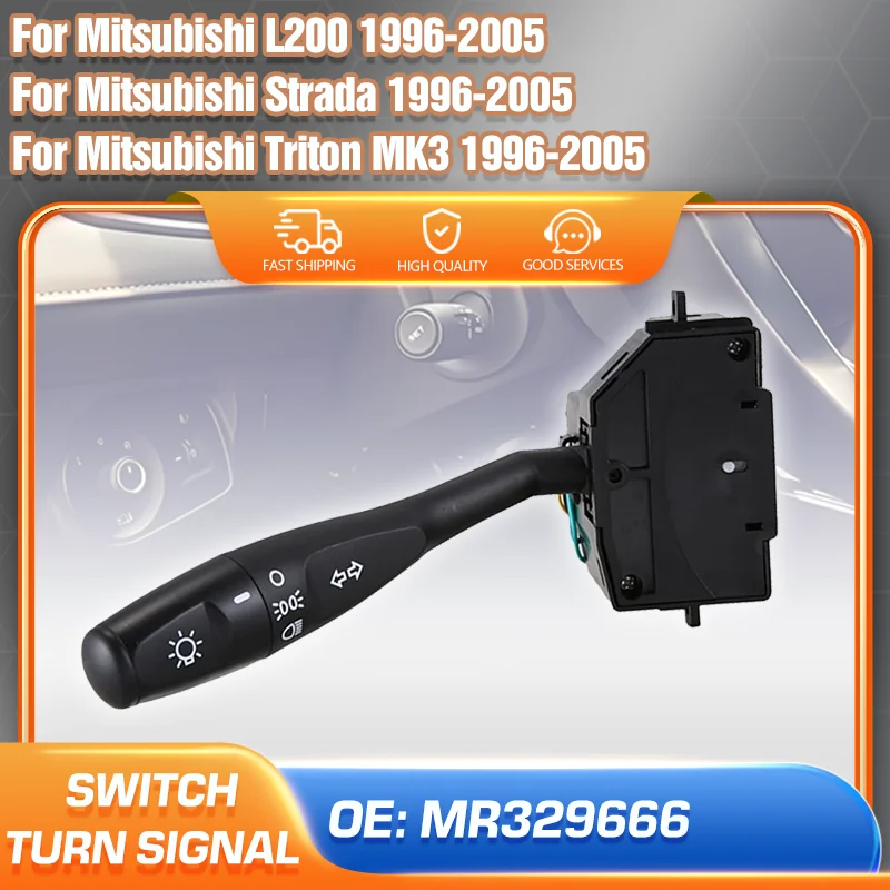 

Right Hand Drive Turn Signal Headlight Switch For Mitsubishi L200 Triton Mitsubishi Strada 1996-2005 Combination Switch MR329666