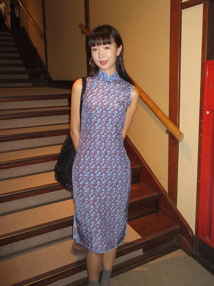 Elegante Vestido Qipao con Est - Photography Young reseña y precio