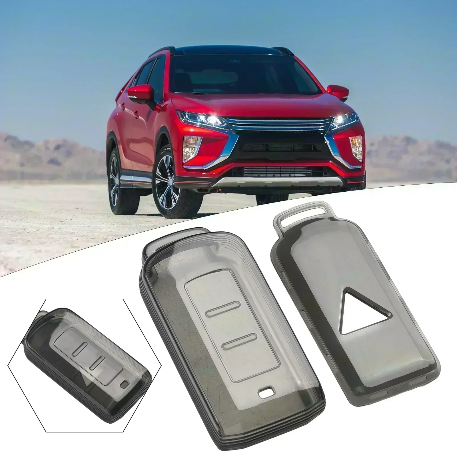 TPU Car Key Cover Case For Mitsubishi Outlander 2013-2021 Outlander Sport 2011-2022 Cross 2018-2022 2011-2022