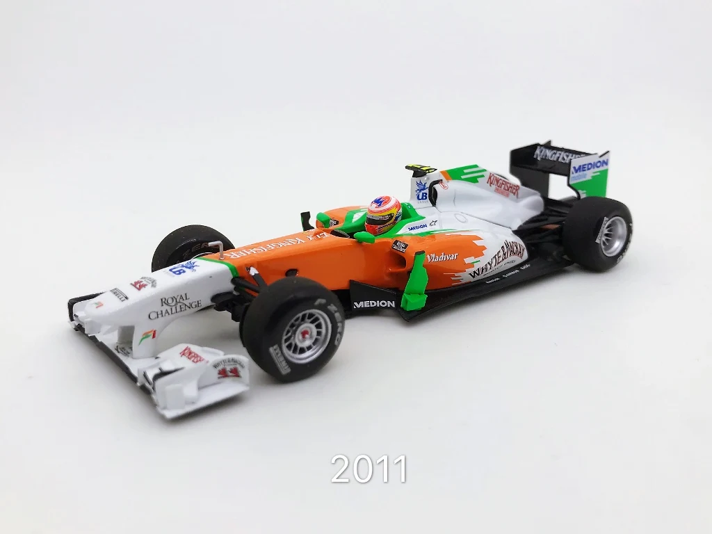 Minichamps 1:43 F1 VJM04 2011 Paul Di Resta Simulation Limited Edition Resin Metal Static Car Model Toy Gift