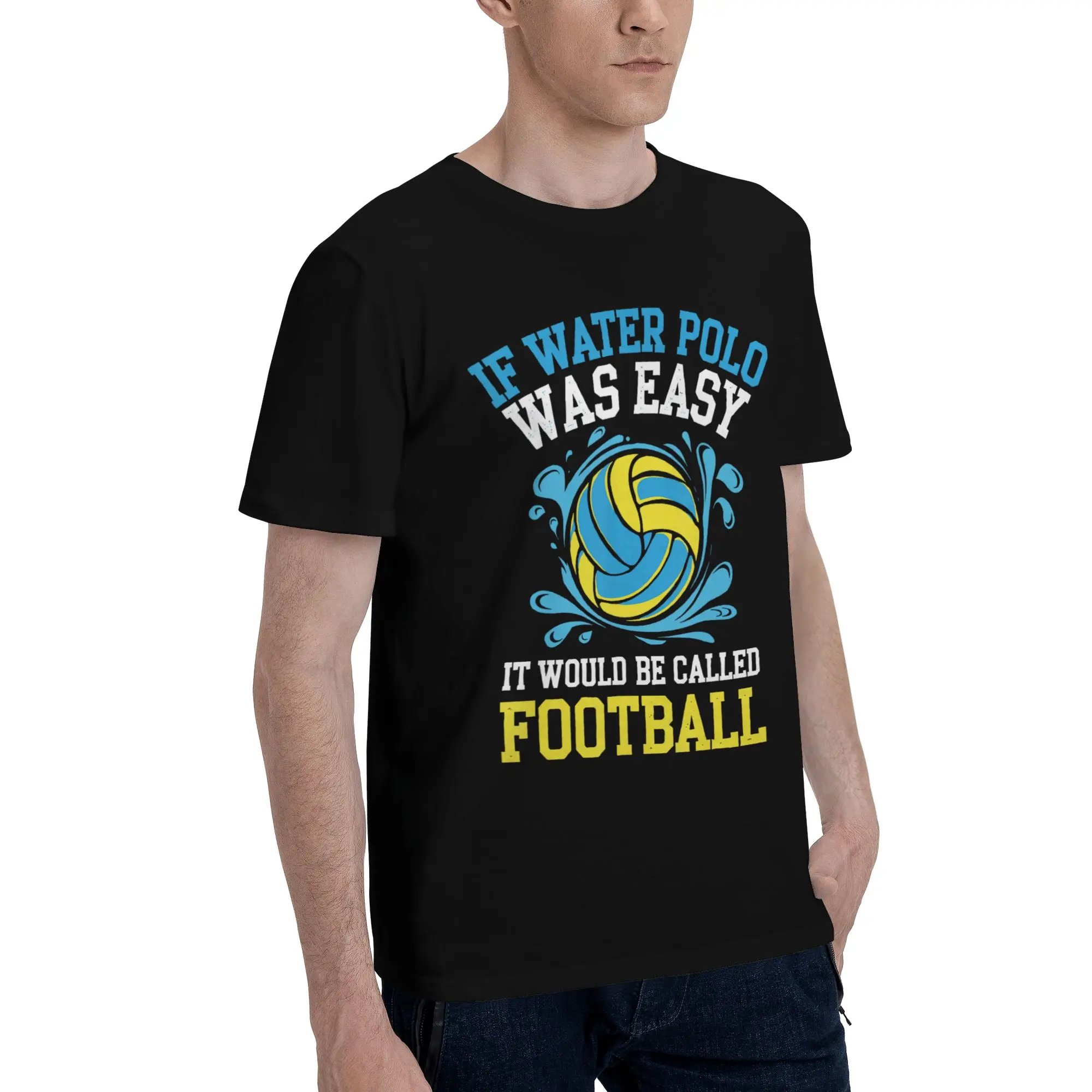 Water Polo Player  Tee Shirt for Men Women New Arrival T Shirts  100% Cotton Clothes