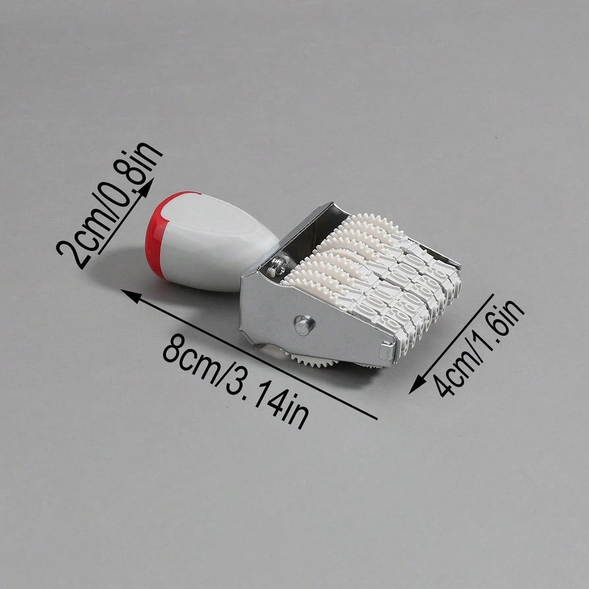 Multifunctional Roller Stamp (Numbers and Dates Optional) Personalized DIY Number Symbol Rolling Business Stamp Mold Without Ink