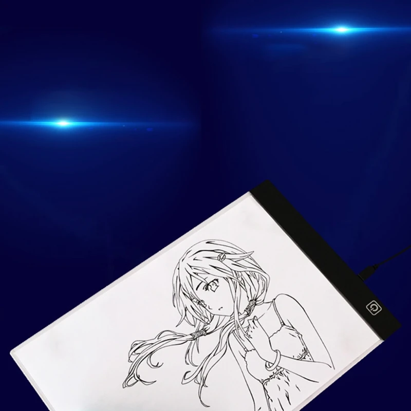 Drawing Tablet Digital Graphics Pad LED Light Box Copy Board Writing Pad Art Painting Sketching Table