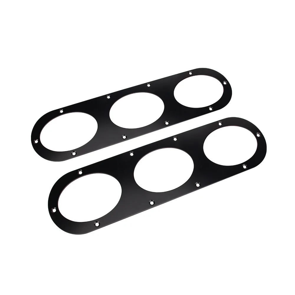 Car modification, universal bumper deflector air diffusion plate, aluminum alloy rear bumper racing deflector plate