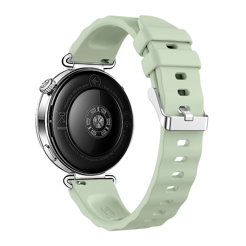 18 mm Damen-Silikonarmband für Garmin Venu 4 41 mm/3S/2S Ersatzarmband für Forerunner 265S/255S Music/Vivoactive 4S 3S – Detail 5