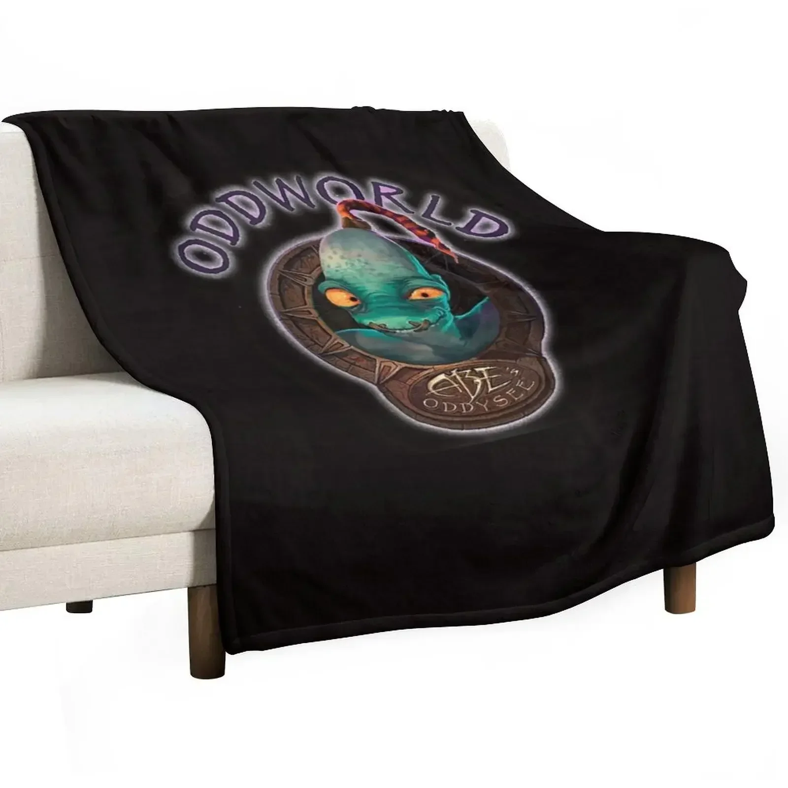 Abe's Oddworld Throw Blanket Single Thermal Kid'S Flannel Blankets