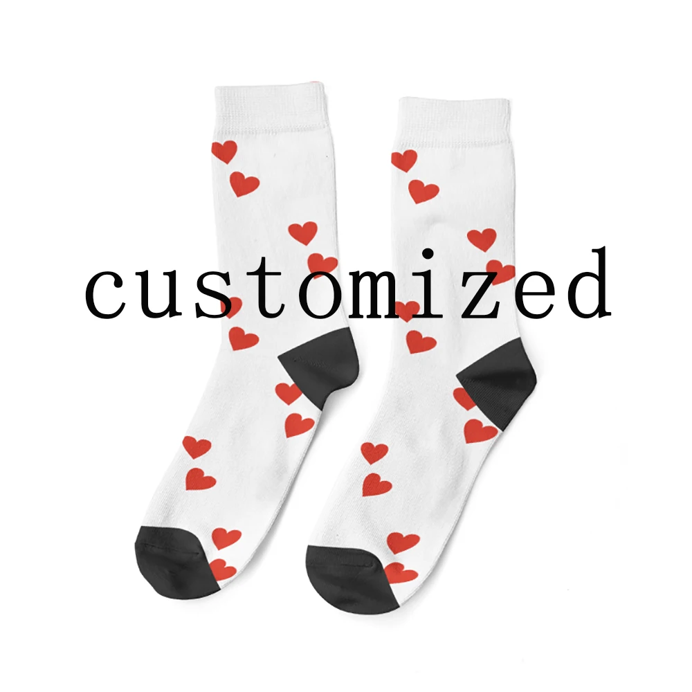 Customize and print your photos funny personalized stockings fashionable colorful socks  funny novelty socks for men and women