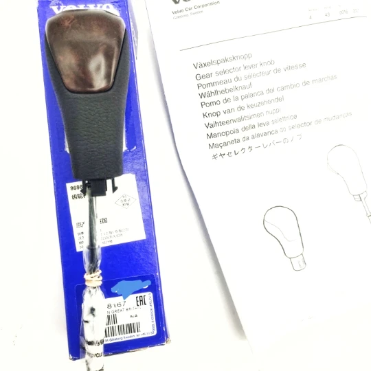 8698167 For VOLVO S80 (2000-2006) Gear lever knob original deep imitation wood variable speed shift handle 8698167