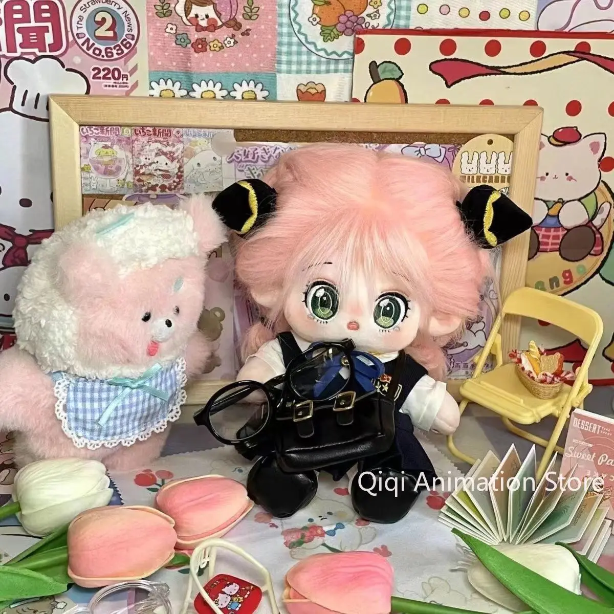 Nuevo Peluche de Anime SPY×FAMILY Anya Forger de 20 cm, Adorable Peluche para Vestir, Almohada de Peluche, Regalos de Cumpleaños