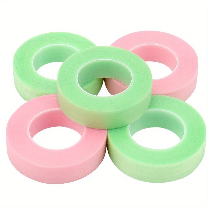 5 unidades/rolo fita de extensão de cílios postiços profissional anti-alergia respirável tecido micropore cílios enxertia ferramentas