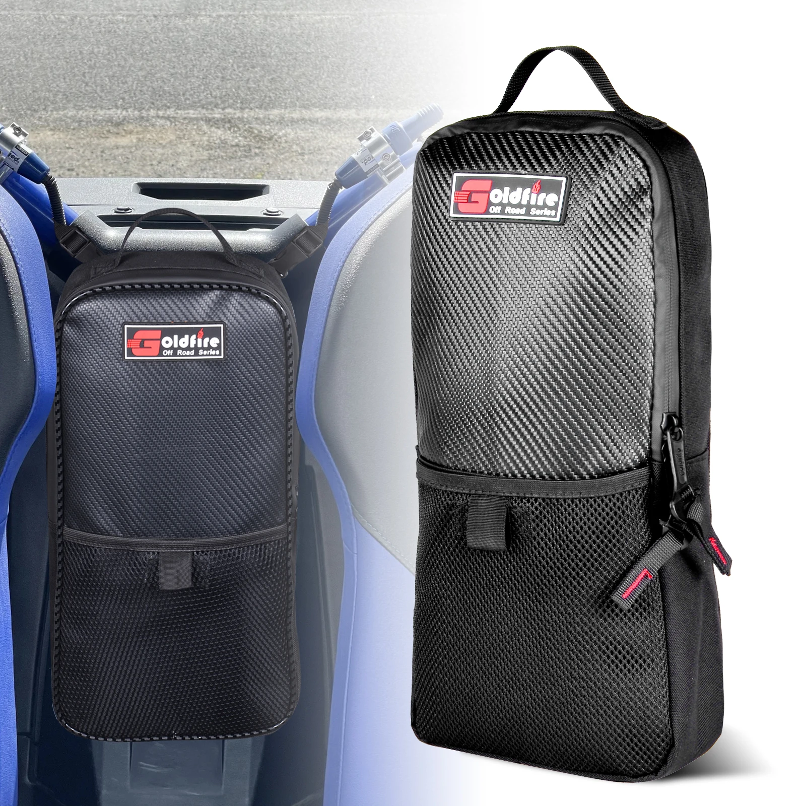 UTV Center Storage Bag Between Seat Shoulder Bag 1680D Waterproof For Honda Talon 1000R 1000X 1000X4 2019 2020 2021 Accessories