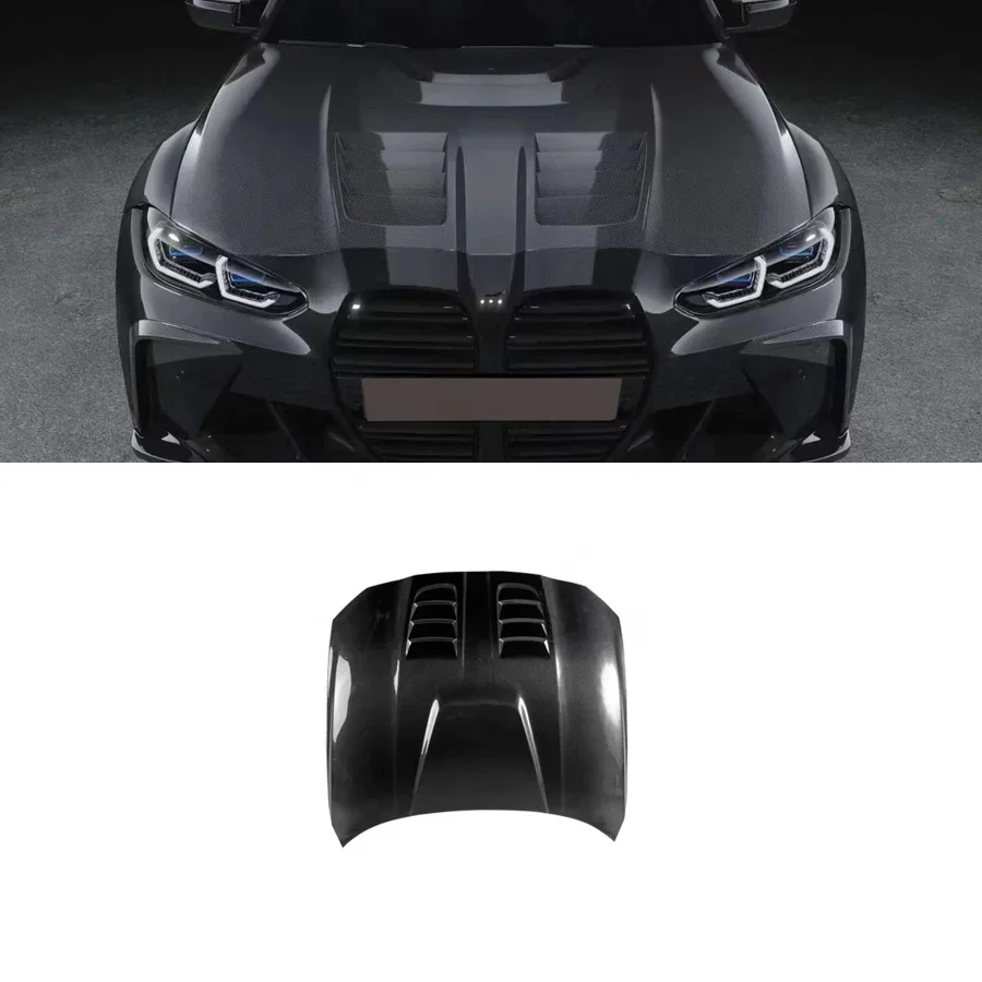 

Factory Direct Carbon Fiber Car Front Engine Bonnet Cover Hood Scoop For BMW G82 G80 G83 M3 M4 hood