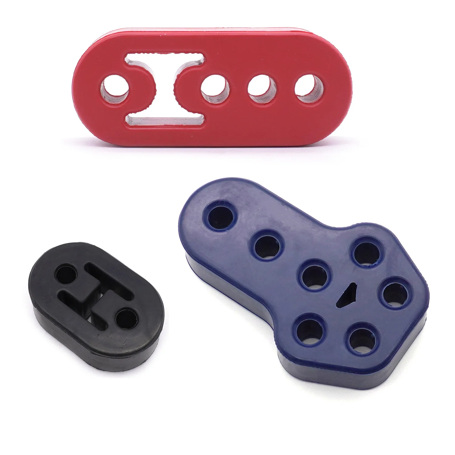 2/4/7 Holes Lot Universal Polyurethane Exhaust/Muffler Short Hangers Muffler Hangers  JR8952