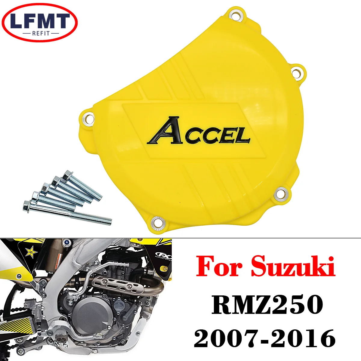 

For Suzuki RMZ250 RM Z250 RMZ 250 2007 2008 2009 2010 2011 2012 2013 2014 2015 2016 Motorcycle Clutch Guard Cover Protector